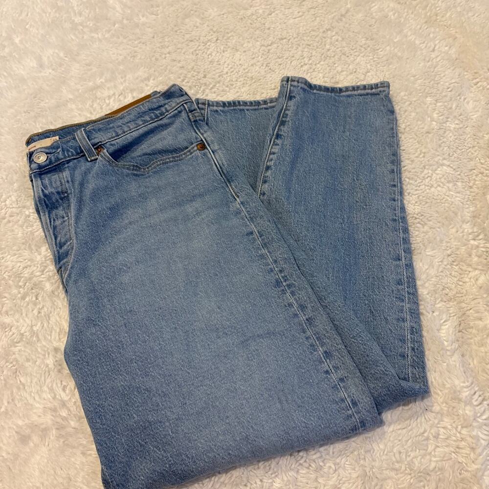Levi's Women Light Wash Wedgie Denim Jeans 32 Casual Indie Preppy Cotton Teacher